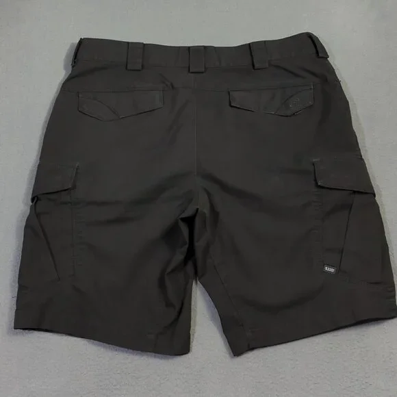5.11 Tactical Shorts Men's 35 Black Stryke 11" Outdoor Hiking Combat Range - Picture 2 of 9